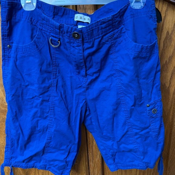 Ladies Sz 8 Blue Shorts - Picture 1 of 7